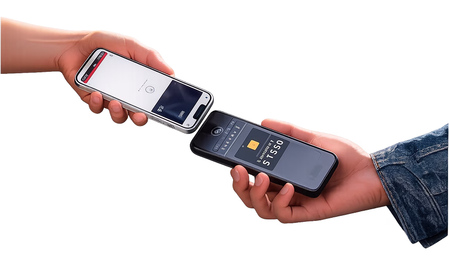 Tap on phone contactless payment